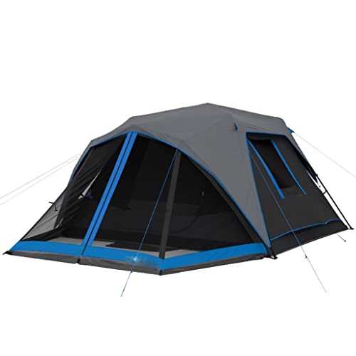 YYXZSL 6-Person Instant Dark Rest Cabin Tent with Poles Tent Camping Barraca Outdoor Hiking Automatic Camping Beach Tent