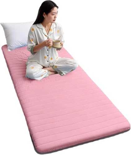 HYUFEIAO Single Floor Mattress Japanese Tatami Cotton Roll Up Cot Guest Bed Camping Sofa Student Bed (BB,150x200cm)