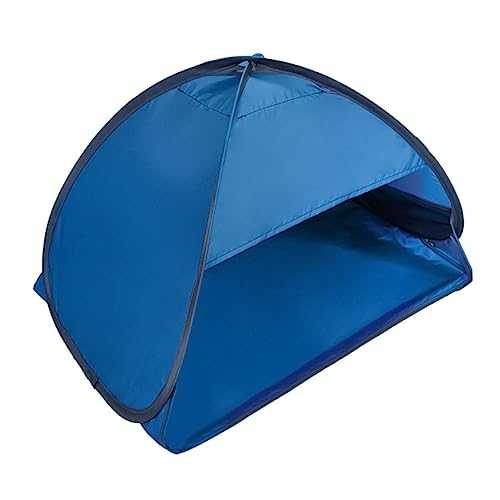 VICASKY Tent Sun Tent Waterproof Sun Beach Canopy Instant Outdoor Camping Beach Shelter Outdoor Play Beach Essentials Beach Chair with Umbrella Blue Tent Portable