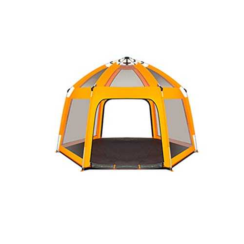 Tent outdoor 3-4 people fully automatic two-bedroom one hall double double-decker rainproof outdoor camping 5-8 pop-up large camping tent cabin beach tent quick installation waterproof tent
