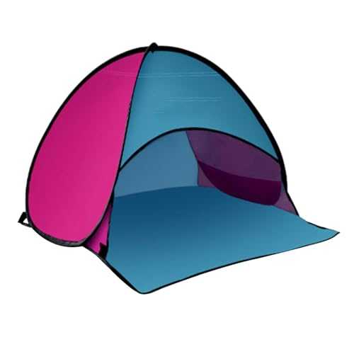 Dog Shade Canopy - Automatic Shade Protection Tent With Head PopUp Canopy,Portable Windproof Sun Shade With Mobile Phone Stand For Camping, Beach, Picnic