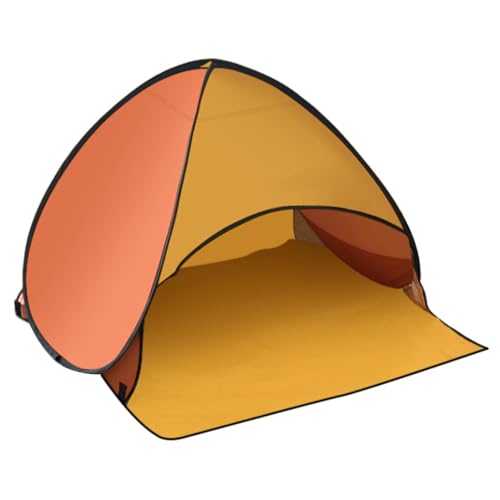 Beach Tent - Automatic Shade Protection Tent With Head PopUp Canopy - Beach Sun Shelters Automatic Shade Tent, Portable Windproof Sun Shade With Mobile Phone Stand