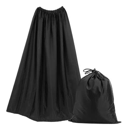 Milisten Clothes Changing Tool Pop up Privacy Tent Beach Dressing Cover Changing Cloak Dressing Cover Ups Pop up Changing Room Privacy Tent for Boats Portable Changing Room Black Satin