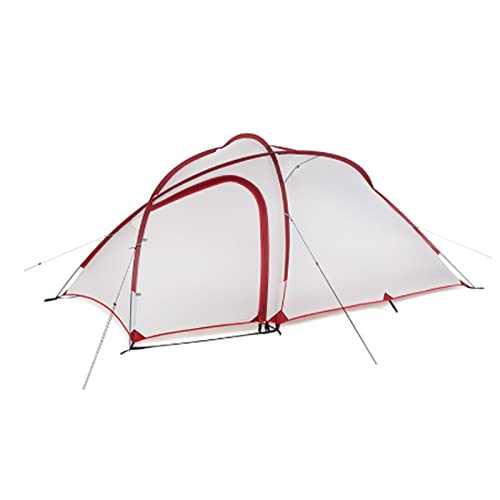 Tent 3 Person 4 Season Family Tent 20D Silicone Fabric Waterproof Double-Layer Camping Tent One Room One Hall