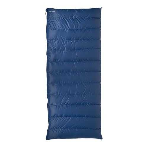 LOWLAND OUTDOOR Companion NC Extra Wide Down Sleeping Bag, Blue, 220 x 200 cm