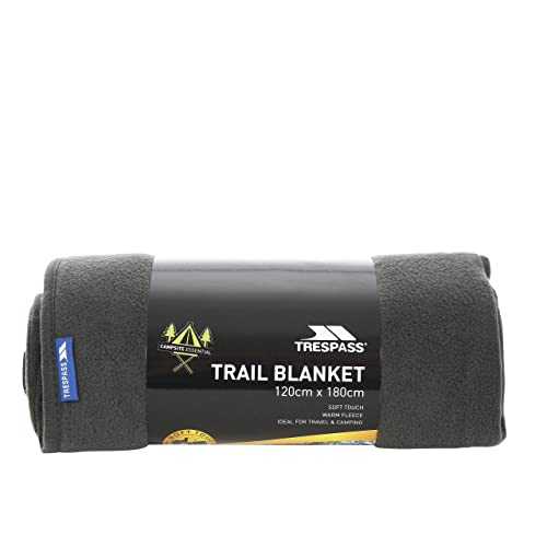 Trespass Snuggles, Eeach 120 x 180 cm, CHARCOAL (Packaging may vary)