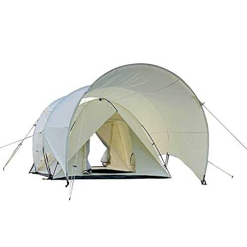 Hot Tent，Winter Tent，Teepee，Camping Tent Windproof Rainproof Large Space Family Tent Oxford Fabric Canopy & Tent 2 In 1