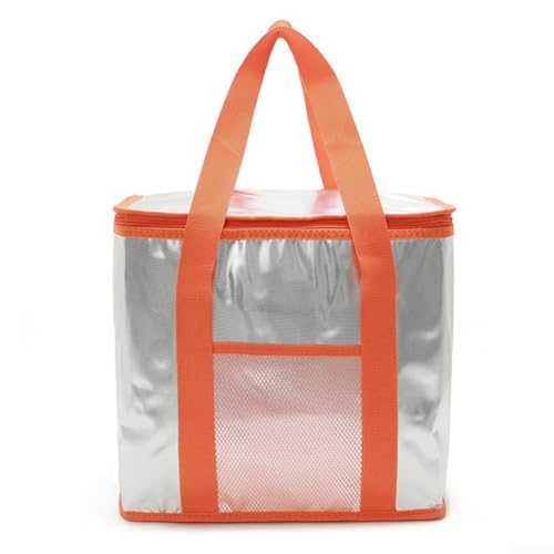 Soft Cool Bag, Cooler Bag Box, 16L Extra Large Cooling Cooler Box Insulated Picnic Camping Lunch Food Ice Drink Shopping Bags(Orange)