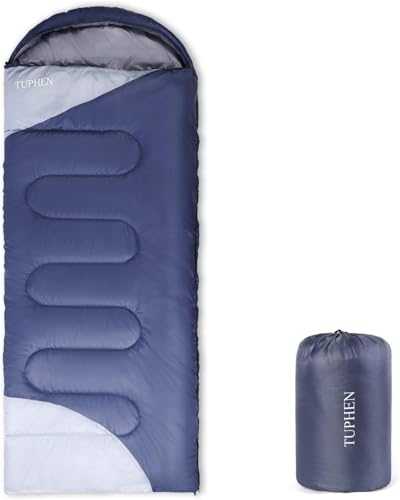 tuphen - XL Sleeping Bags: 3-4 Seasons Warm Cold Weather - Waterproof Camping Sleeping Bag for Hiking Backpacking Outdoor - Lightweight Packable Travel Gear Summer Winter - Adults Kids Girls Boys