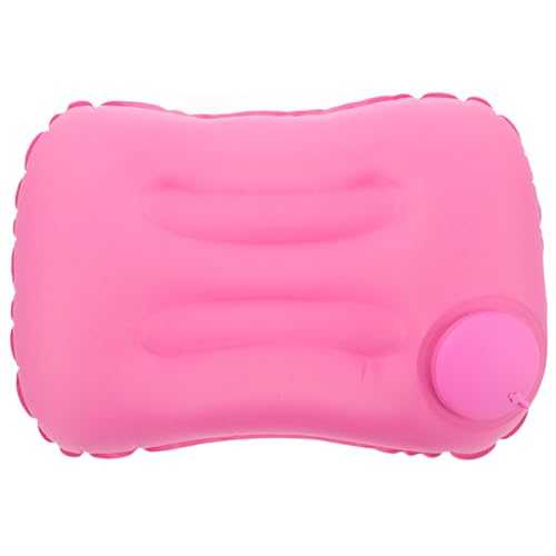 VICASKY Inflatable Camping Pillow Ultralight Tpu Travel Pillow Compressible Compact Ergonomic for Outdoor Hiking Backpacking and Pink