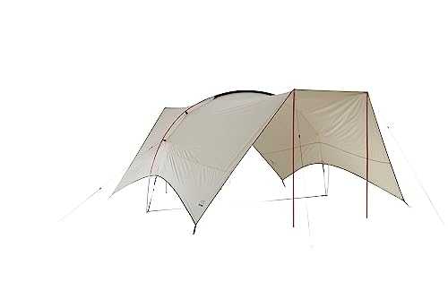 Grand Canyon TAHUTA SHELTER 4 - Tarp/Sunsail 500 x 400 cm - Rectangular shape, UV50+, Waterproof - Mojave Desert (beige)