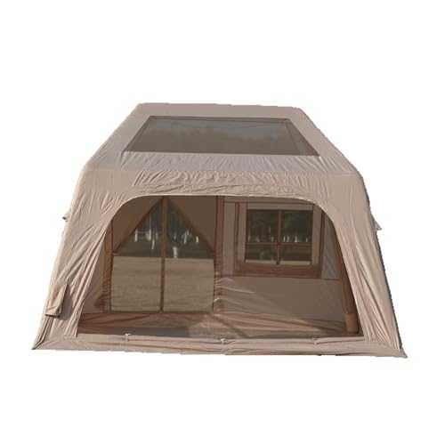 Inflatable Tent ，2/4/6/8 Person Family Inflatable tents for Camping, Big Air House Tent Includes Air Pump, Easy Setup Large Blow Up Tents,