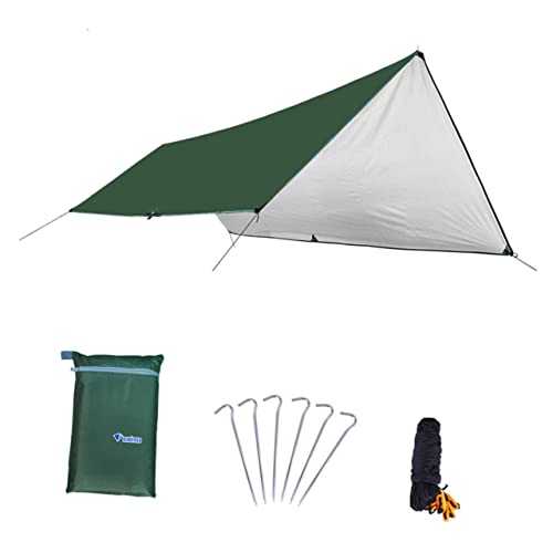 BESPORTBLE Outdoor Sun Shade Beach Tent Sun Shelter Awning Canopy Hiking Survival Gear Tent Beach Shade Waterproof Tent Canopy Tent Sunshade Canopy Outdoor Beach Gear Hammock Camping