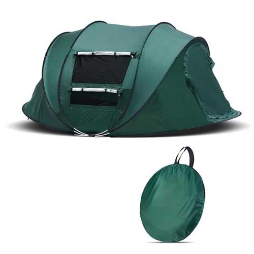 LEMROE Pop-up Outdoor Camping Tent, Beach Tents 1-3 Person Foldable Quick-Opening, UPF 50+ Waterproof Sun Shelters Canopy for Family Camping, Fishing, Picnic, Carrying Bag