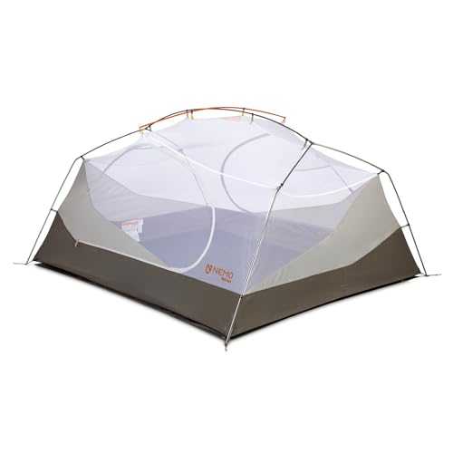 NEMO Equipment Aurora Backpacking Tent & Footprint - Fog/Smokey Olive - 3-Person