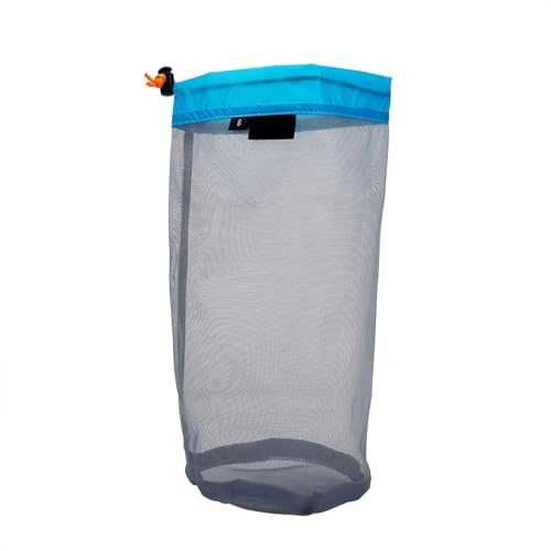 Tbest Ultralight Stuff Sacks Mesh Drawstring Storage Bag Camping Hiking Visibility Mesh Pouch 5