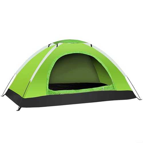 Lecreatekit Ultralight Camping Tent, 210D Oxford Cloth Waterproof Tent With Shelters Carry Bag, Waterproof And Easy Setup For Backpacking Trip Hiking(1 person Green)