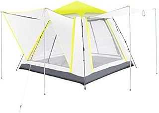 Outdoor Camping Tent, 3-4 People, Double-layer Structure, Automatic Quick Opening No Need to Build, Rainproof Sunscreen Waterproof, Suitable for Picnics Beach Park Lawn Fields