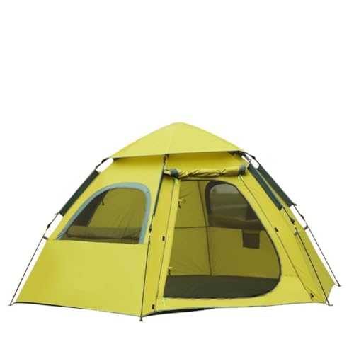 Mountaineering Tents Outdoor Three-season Fully Automatic Quick-open Yurt Large Space Camping Windproof Portable Tent For 5-6 People Easy-to-install Tents