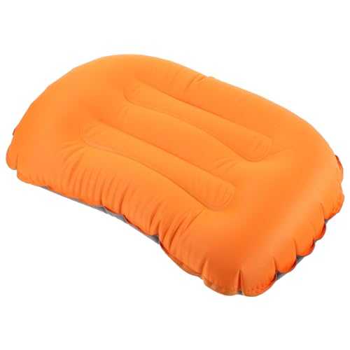 MOBUTOFU Inflatable Camping Pillow Lightweight Ergonomic Design for Travel Air Valve Portable Backpacking Support for and Car Trips