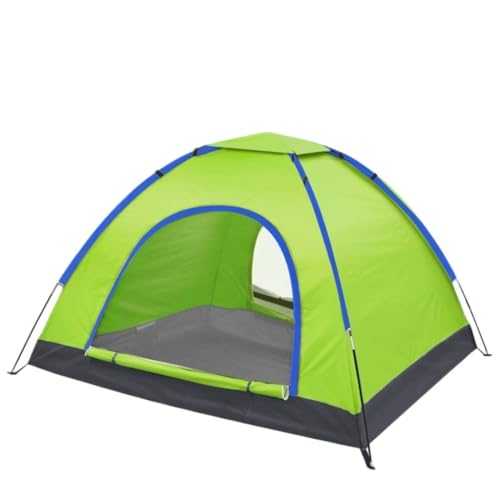 Tent 3-4 People Single-layer Large Tent Outdoor Camping Beach Outdoor Sun Protection Picnic Camping Tent Awning Camping Tent