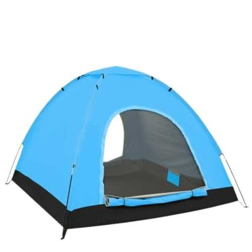 Mountaineering Tents 3-4 People Single-layer Large Tent Outdoor Camping Beach Outdoor Sun Protection Picnic Camping Tent Awning Easy-to-install Tents