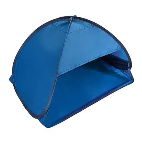 Vaguelly Tent Sun Beach Canopy Shade Beach Chair with Umbrella Beach Essentials Outdoor Camping Waterproof Beach Shelter Blue