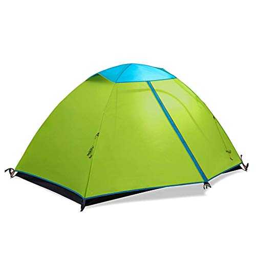 Tent Windproof Waterproof Camping Tent Tent Camping Double Layer Rainproof Lightweight Dome Tent Outdoor Travel Portable Couple Tent,Green Outdoor Camping Supplies Easy Large Capacity