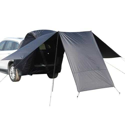 Vehicle Rooftop Tent, Car Camping Gear, Outdoor Camping Accessories, Camping Tent with Vehicle Attachment, Portable Car Camping Shelter, Versatile Shelter Tent for 5 to 8 Person