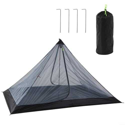 Waterproof Oxford Mesh Tent for Outdoor Use with Lightweight Design and Zipper Access