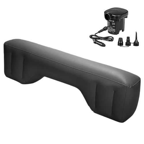 Back Seat Gap Filler, Inflatable Car Air Mattress, 51.2x13.9x7.9" Car Vent Extender for Back Seat, Portable Bed Backseat with Air Pump for Travel, Camping, Sleeping