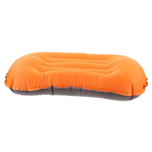 MOBUTOFU Ergonomic Inflatable Pillow for Camping and Beach Compact and Lightweight Lumbar Support Pillow for Travel Outdoor Adventures and Relaxing on Sand