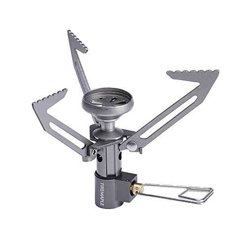 Fire-Maple Hornet Ⅱ Ultralight Titanium Camping Gas Stove | 2500W Mini Pocket Backpacking Cooking Folding Burner | Outdoor Lightweight Stove for Bikepacking