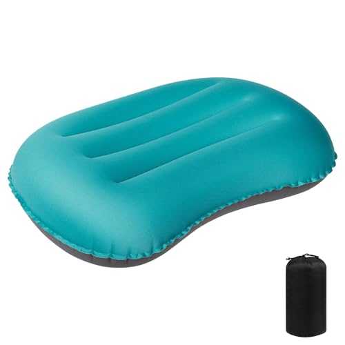 Inflatable Camping Pillow for Adults, Blow up Pillow for Sleeping Hiking Travel