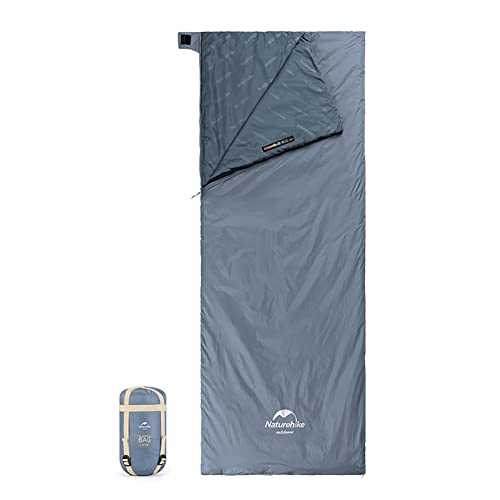 Naturehike Ultralight Cotton Sleeping Bag with Compression Bag Rectangular Warm Sleeping Sack Comfortable and Compact for Camping Hiking Travelling