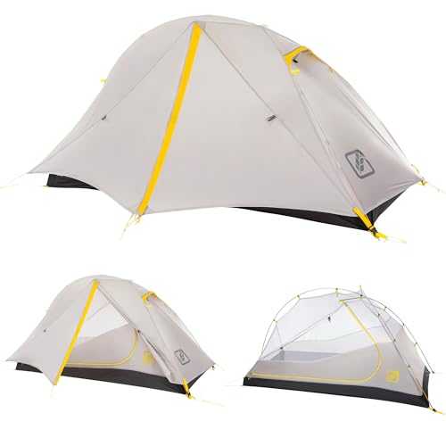 Featherstone Backpacking Tent Lightweight for 3-Season Outdoor Camping, Hiking, and Biking - Includes Footprint & Mesh Gear Loft - Freestanding Tents with Ultralight Fly-Footprint Capability