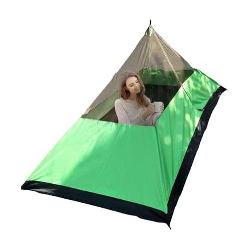 Backpacking Tent | Rodless Camping Tent | Instant Setup Triangular Tent | Waterproof Backpacking Tent Compact Hiking Tent Portable Camping Canopy Tent Lightweight Bivy Tent for Outdoors