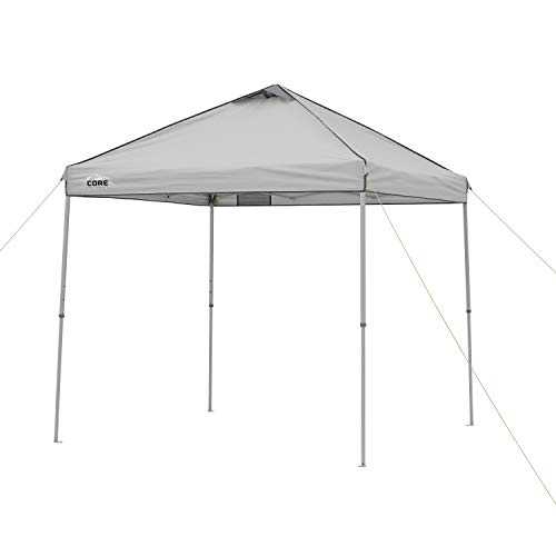 Core Instant Straight Leg Canopy Tent with Carry Bag, 8 ft x 8 ft