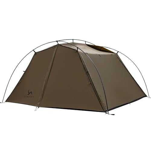 MC TOMOUNT Cabin Tent 2 Person Tent for Glamping Camping Easy Set Up Nylon Waterproof Tent for Family Camping Hiking Backpacking