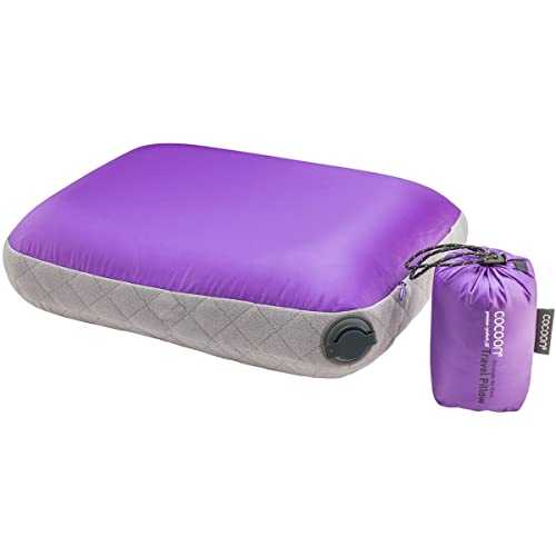 Cocoon Air Core Ultralight Pillow Purple/Grey 28 x 38 cm