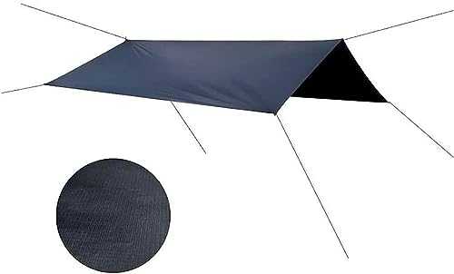 YDHSIKK Outdoors Portable Sunshade Easy Set Up Tent, Rain Fly Tent Tarp Outdoor Camping Tent Tarpaulin Awning Canopy 5-8 People For Camping Outdoor Travel(Black)