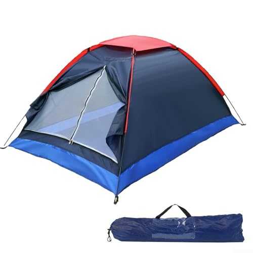 Camping Tent With Removable Rainfly, 2 Person Dome Tent, Dual-layer Door Weatherproof Tent With Accessories For Camping, Festivals, Backyard, Sleepovers, & More(Navy Blue)