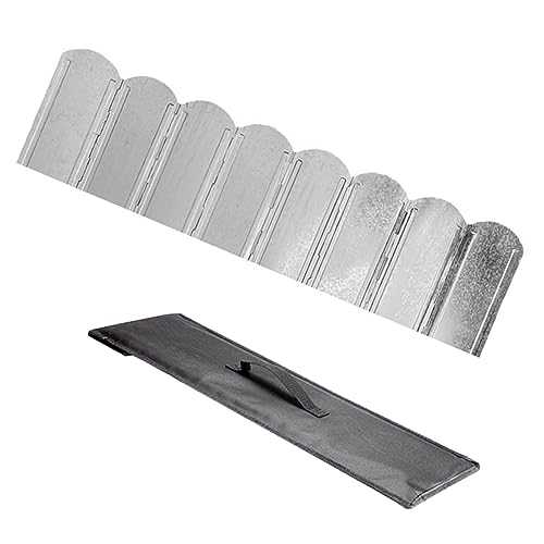 EXHUMKY Camping Windproof Bbq Windscreen Portable Wind Deflector for Outdoor Cooking