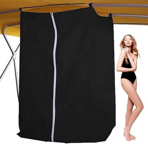 1/2 Changing Privacy - Portable Outdoor Shower Tent, Compact Travel Dressing Room | Pop-Uup Dressing Booth with Adjustable Height, 182 * 76 * 68cm Quick Assembly Change Booth for Camping