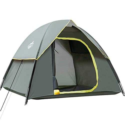 PUREBOX Camping Tent 2-3Person, Waterproof and Windproof Dome Tent, Easy To Set Up, Lightweight 4 Seasons Tent, Outdoor Tent for Camping, Hiking, Backpacking.