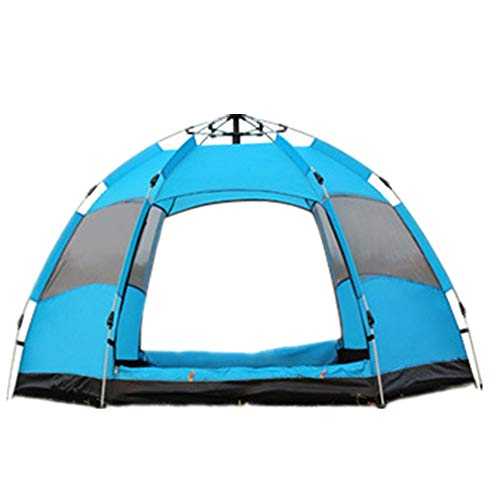 Family Tent Outdoor Tent Double Layer Camping 3-5 People Tent Rainproof Canopy Tent for Camping Outdoor Tent