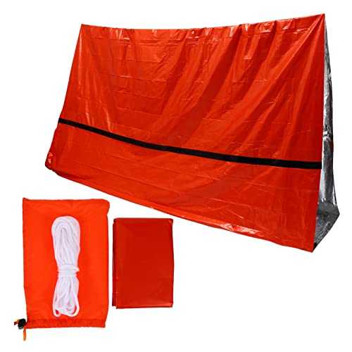 Toddmomy Emergency Tent for Outdoor Use Lightweight Shelter for Camping Travel and Emergencies Durable Material for Warmth and Convenience