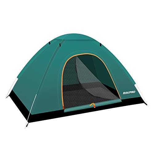 RISEPRO instant automatic pop up tent, 2 Person Lightweight Tent, Waterproof Windproof, UV Protection, Perfect for Beach, Outdoor, traveling, hiking, camping, hunting, fishing