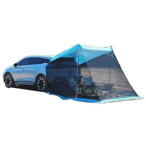 Car Tailgate Awning Tents for Subaru Legacy BN/BS 6. Gen, Family Camping Trips Outdoor Activities Removable Outer Tarpaulin Accessories, A/Sky Blue