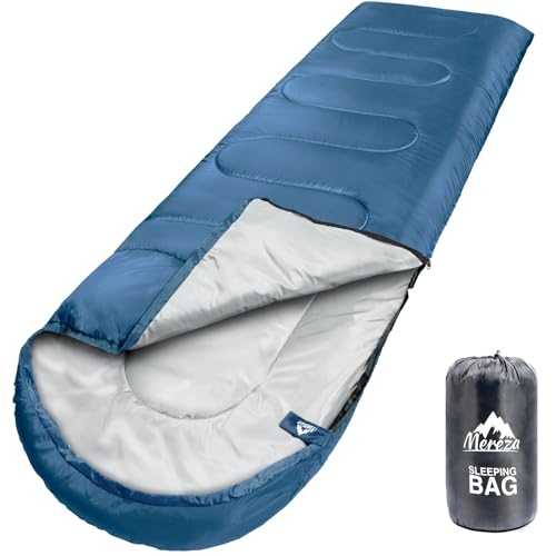 MEREZA Sleeping Bags XL for Mens Large Wide Sleeping Bag for Camping Big and Tall Sleeping Bags for Women Adults Warm with Compression Sack Cold Weather & Warm